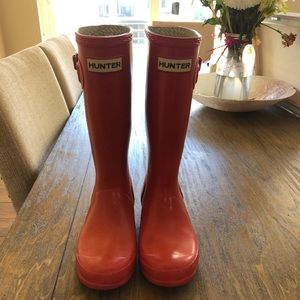 Hunter boots size 3 kids
